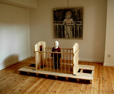 Original Figurative Children Installation by Christakis Christou