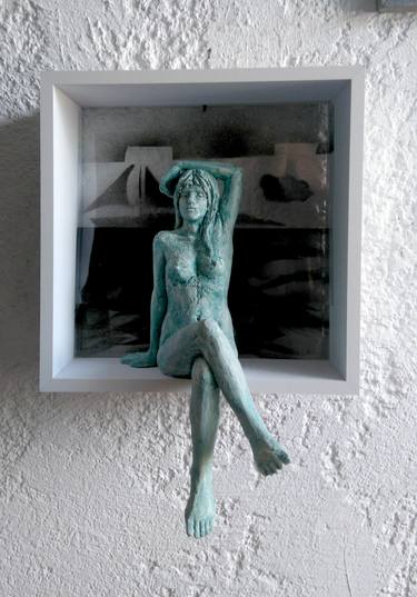 Original Figurative Nude Sculpture by Christakis Christou