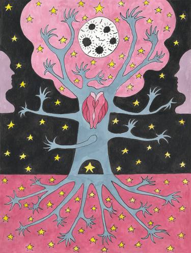 Print of Conceptual Tree Paintings by Sandro Cocco