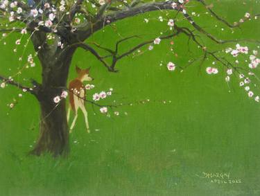 Original Impressionism Landscape Painting by Bhargavkumar Kulkarni