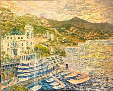 Original Impressionism Cities Painting by Liudmila Sun