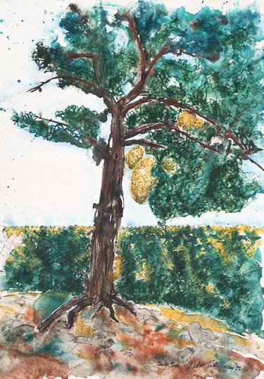 Print of Expressionism Tree Paintings by Michel Gordon Tardio