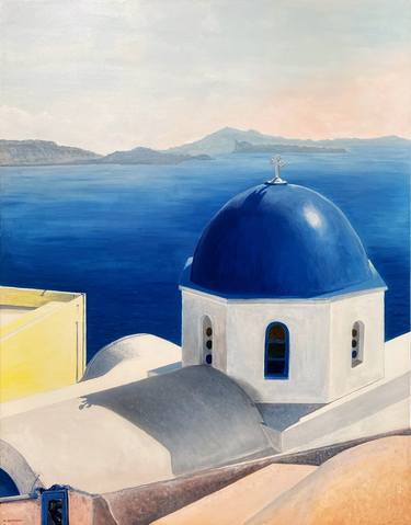 Original Figurative Landscape Painting by David Rodriguez