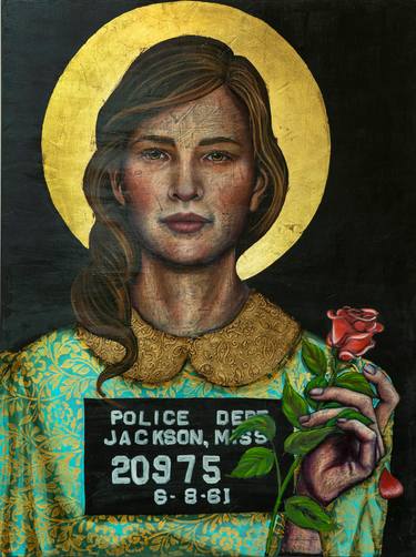 Original Figurative Portrait Paintings by Mary Solberg