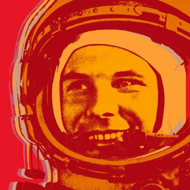 Original Pop Art Outer Space Digital by Jean Luc Comperat
