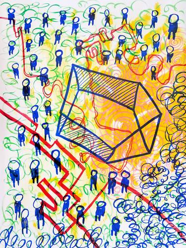 Original Abstract Expressionism Abstract Paintings by Daniel Unger