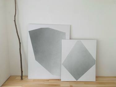Original Minimalism Abstract Drawings by Zhan Jinjuan