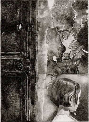 Original Conceptual Classical mythology Drawing by Ivan Rusachek