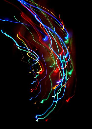 Original Abstract Light Photography by Russell  C Brennan