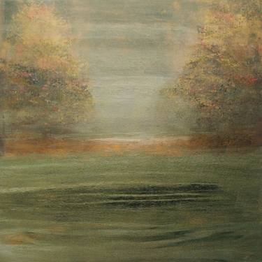 Original Abstract Expressionism Landscape Painting by Katy Tackes