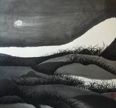 Original Abstract Botanic Drawings by Xie Tianzi