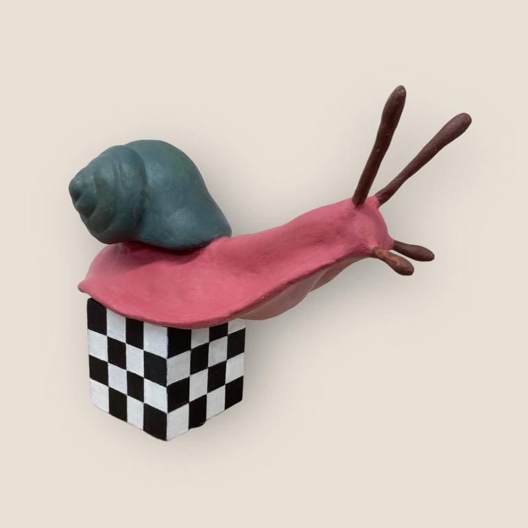 Original Abstract Fantasy Sculpture by Maria Rogers