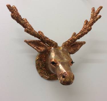Original Figurative Animal Sculpture by Maria Rogers