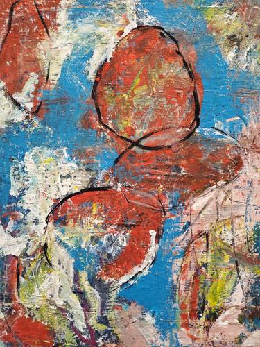 Original Abstract Expressionism Abstract Paintings by Russtina Green