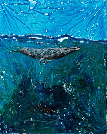 Original Abstract Animal Painting by Alicia Jones