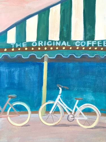 Original Modernism Cities Painting by Alice Lo