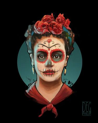 Original Fine Art Portrait Digital by Deg Philip