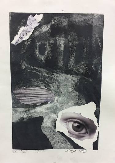 Original Conceptual Abstract Printmaking by Michael Clague