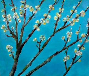 Original Impressionism Tree Paintings by Anna Lubchik