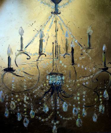 Original Abstract Expressionism Light Paintings by Anna Lubchik
