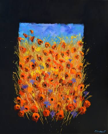 Original Impressionism Botanic Paintings by Pol Ledent