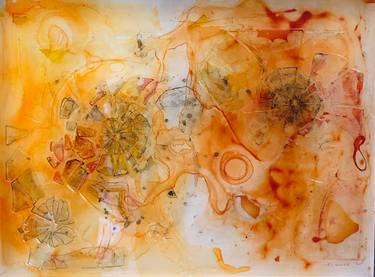 Original Abstract Expressionism Abstract Painting by Daniel Lai