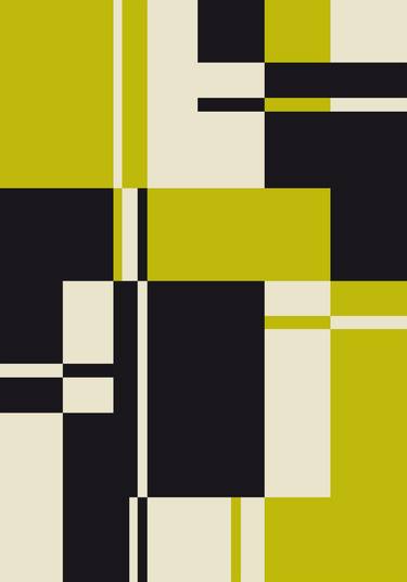 Original Minimalism Abstract Printmaking by Mathias Strecker