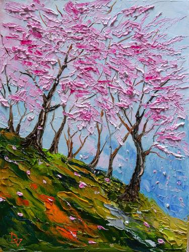 Original Impressionism Landscape Painting by Vladyslav Durniev
