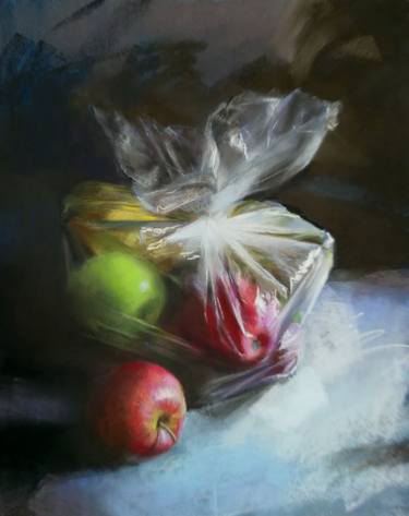 Original Realism Food Drawing by Silja Salmistu