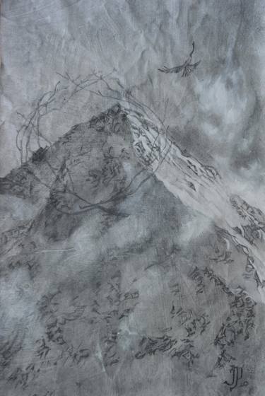 Original Fine Art Landscape Drawings by Jessie Pitt