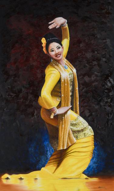 Original Realism Portrait Painting by Robert Stone
