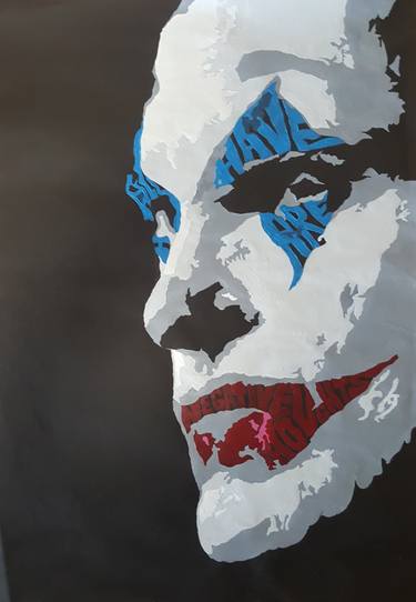 Original Pop Art Portrait Painting by Varjavan Dastoor