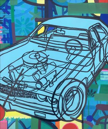 Original Illustration Abstract Paintings by Andrew Weir