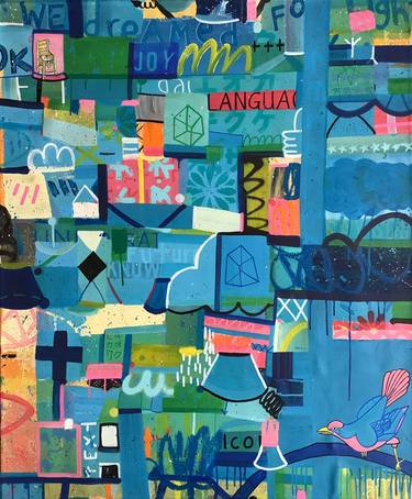 Original Abstract Expressionism Abstract Paintings by Andrew Weir