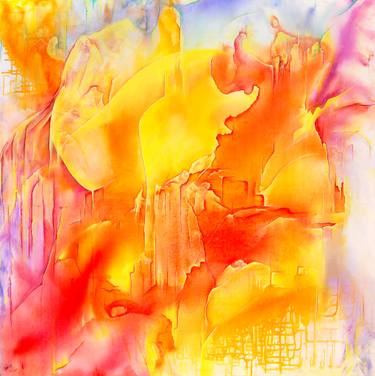 Original Modern Abstract Painting by Maryam Tavaf