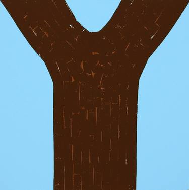 Original Abstract Tree Paintings by Lucy White