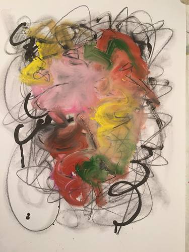 Original Expressionism Abstract Painting by David Paris