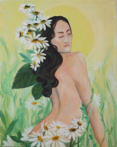 Original Contemporary Floral Painting by Yvette Yu