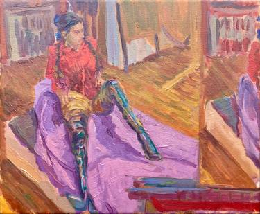 Original Figurative People Paintings by John Gerrard Fowler