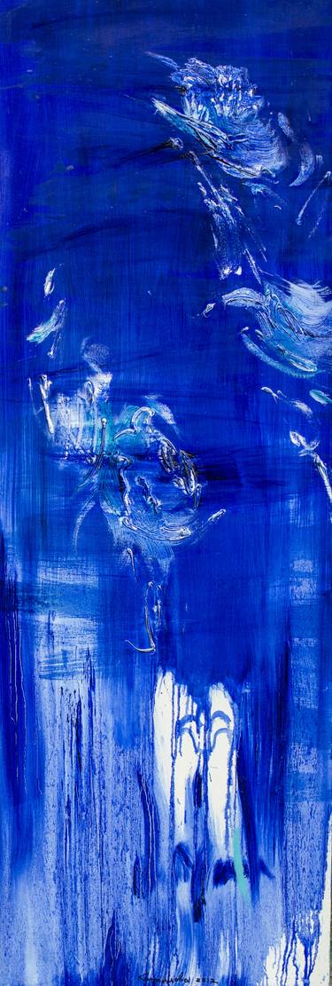 Original Impressionism Abstract Drawing by Oleksandra Kyrylova