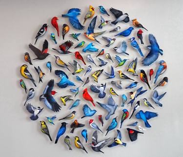 Original Contemporary Nature Mixed Media by Cecilia Lueza