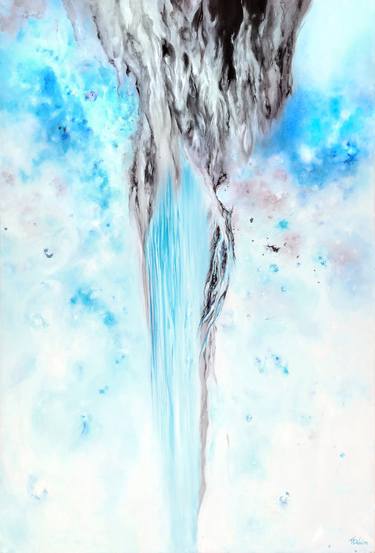 Original Abstract Expressionism Abstract Painting by Théophile Delaine