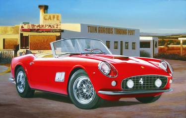 Original Photorealism Automobile Painting by Francesco Capello