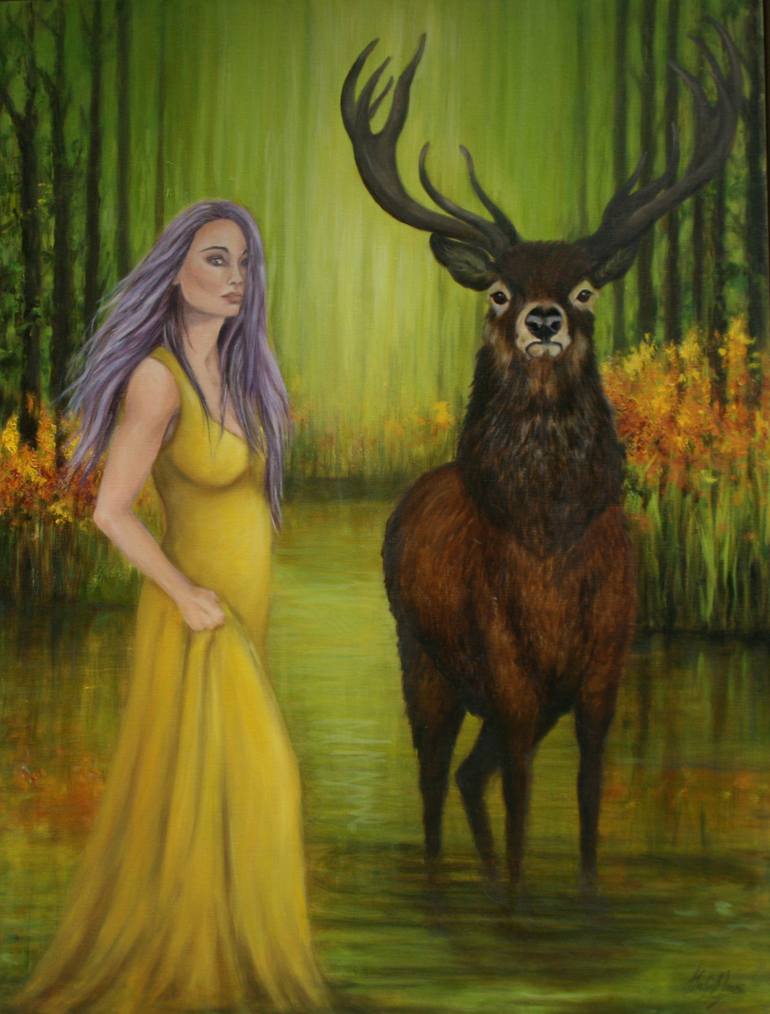 Original Figurative Women Paintings by Jane Moore