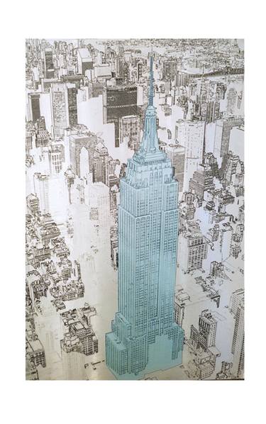 Original Modern Aerial Mixed Media by Michael Wallner