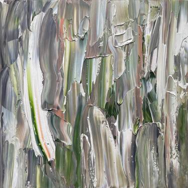 Original Fine Art Abstract Paintings by Martine Vanderspuy
