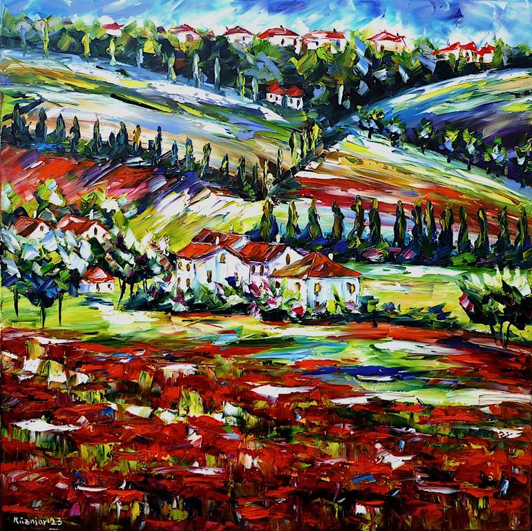 Original Contemporary Landscape Paintings by Mirek Kuzniar
