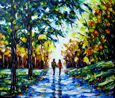 Original Impressionism Landscape Paintings by Mirek Kuzniar
