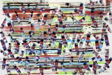 Original Dada Pop Culture/Celebrity Paintings by Joe Kotas