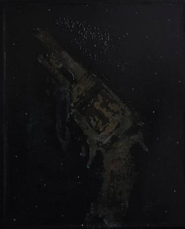 Original Figurative Outer Space Paintings by Apostolos Itskoudis